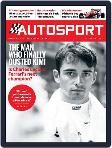 Autosport September 27th, 2018 Digital Back Issue Cover