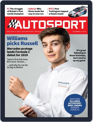 Autosport October 18th, 2018 Digital Back Issue Cover