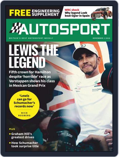 Autosport November 1st, 2018 Digital Back Issue Cover
