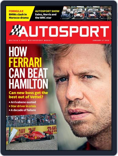 Autosport January 17th, 2019 Digital Back Issue Cover