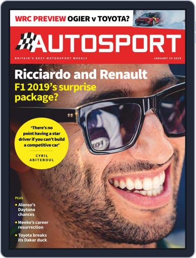 Autosport January 24th, 2019 Digital Back Issue Cover