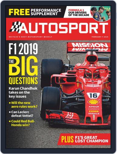 Autosport February 1st, 2019 Digital Back Issue Cover