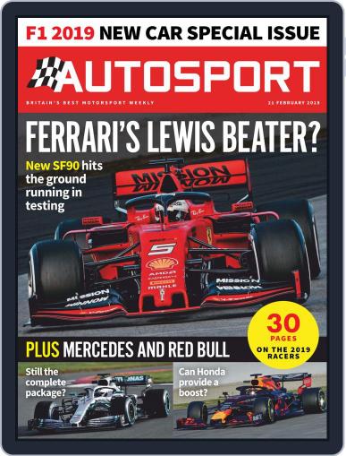 Autosport February 21st, 2019 Digital Back Issue Cover