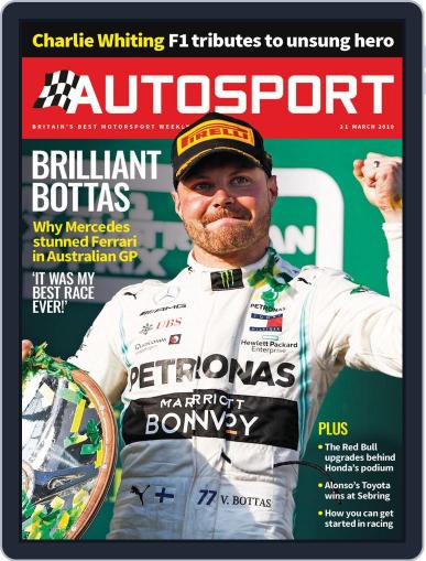 Autosport March 21st, 2019 Digital Back Issue Cover