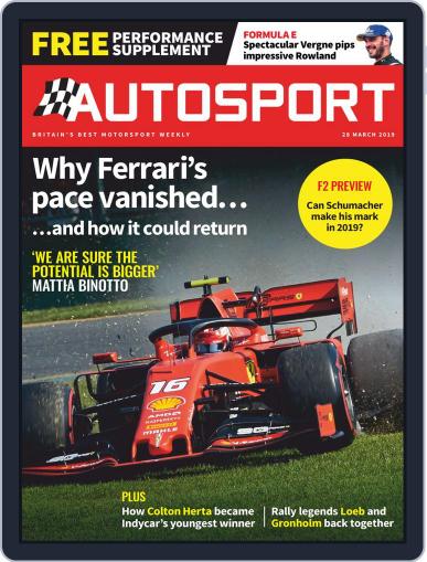Autosport March 28th, 2019 Digital Back Issue Cover