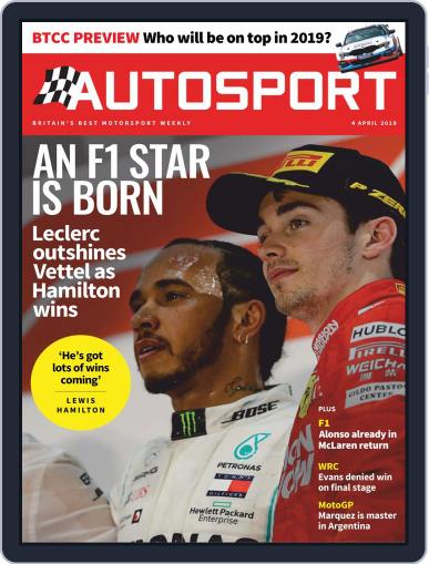 Autosport April 4th, 2019 Digital Back Issue Cover