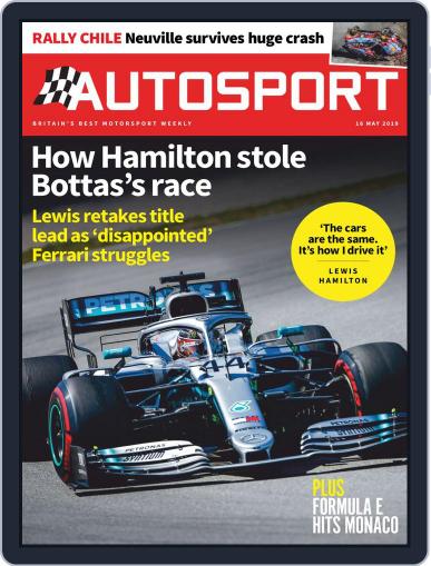 Autosport May 16th, 2019 Digital Back Issue Cover