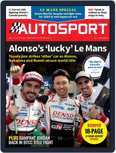 Autosport June 20th, 2019 Digital Back Issue Cover