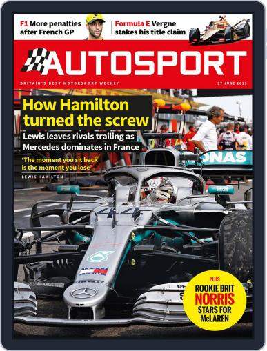 Autosport June 27th, 2019 Digital Back Issue Cover