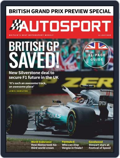 Autosport July 11th, 2019 Digital Back Issue Cover