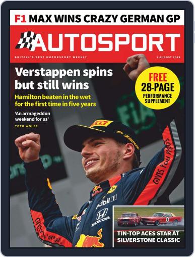 Autosport August 1st, 2019 Digital Back Issue Cover