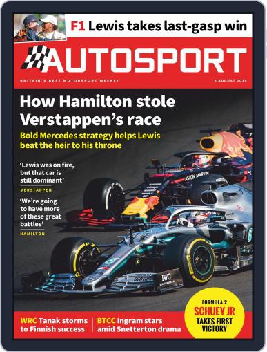 Autosport August 8th, 2019 Digital Back Issue Cover