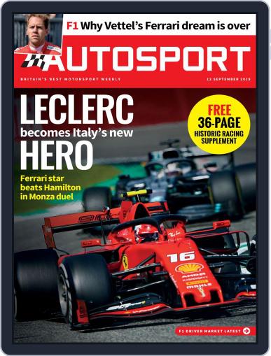 Autosport September 12th, 2019 Digital Back Issue Cover
