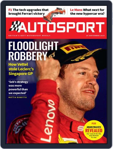 Autosport September 26th, 2019 Digital Back Issue Cover
