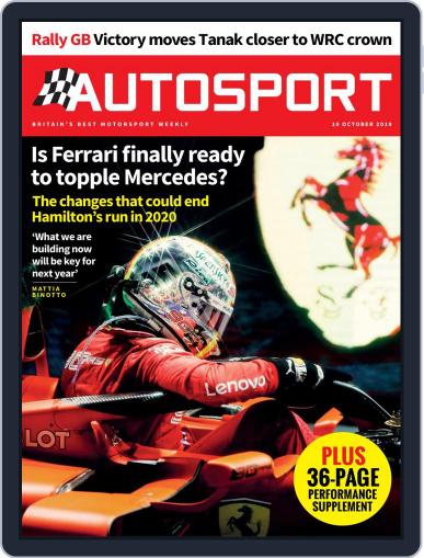 Autosport October 10th, 2019 Digital Back Issue Cover