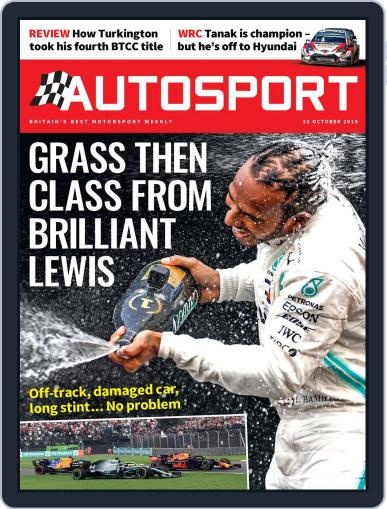 Autosport October 31st, 2019 Digital Back Issue Cover