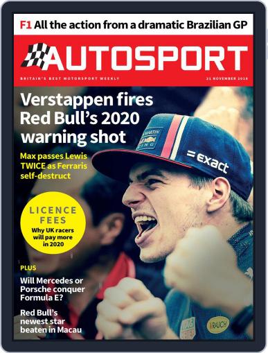 Autosport November 21st, 2019 Digital Back Issue Cover
