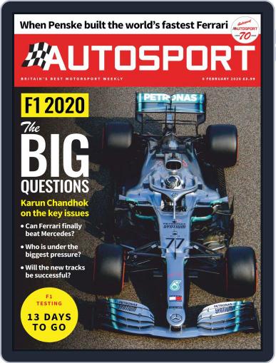 Autosport February 6th, 2020 Digital Back Issue Cover