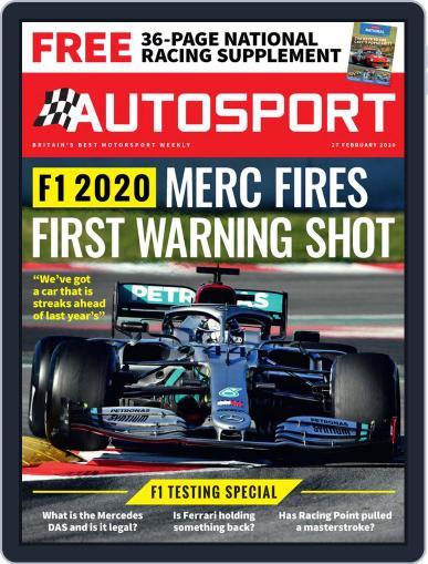 Autosport February 27th, 2020 Digital Back Issue Cover