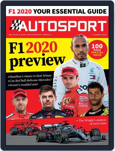 Autosport March 12th, 2020 Digital Back Issue Cover