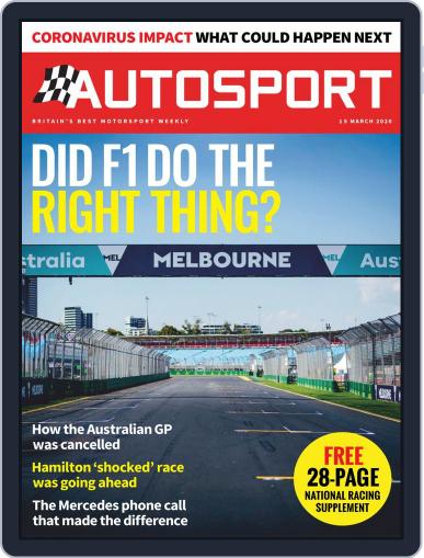 Autosport March 19th, 2020 Digital Back Issue Cover