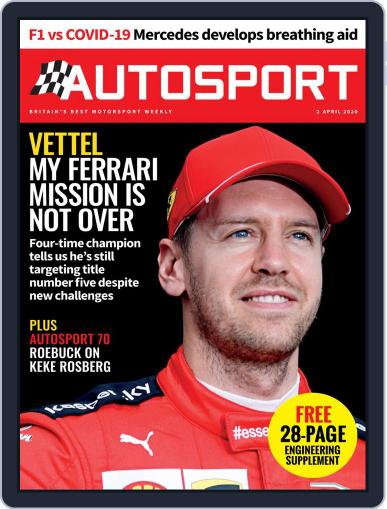 Autosport April 2nd, 2020 Digital Back Issue Cover