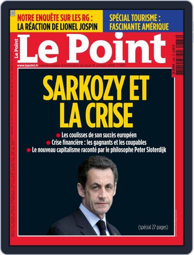 Le Point October 16th, 2008 Digital Back Issue Cover