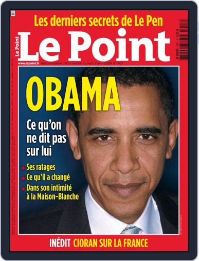 Le Point April 1st, 2009 Digital Back Issue Cover