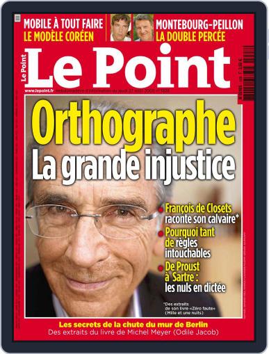 Le Point August 26th, 2009 Digital Back Issue Cover