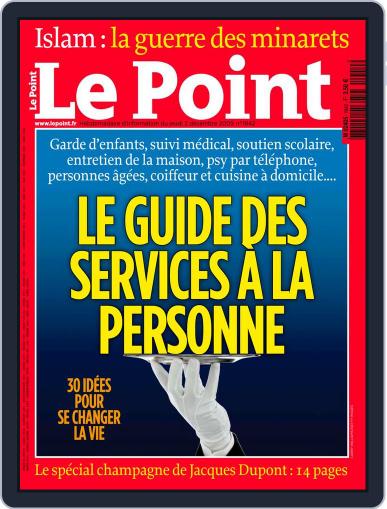 Le Point December 2nd, 2009 Digital Back Issue Cover