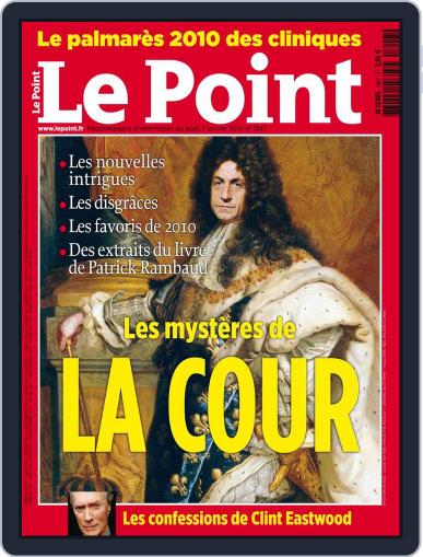 Le Point January 6th, 2010 Digital Back Issue Cover