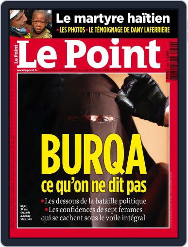 Le Point January 20th, 2010 Digital Back Issue Cover