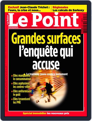 Le Point March 17th, 2010 Digital Back Issue Cover