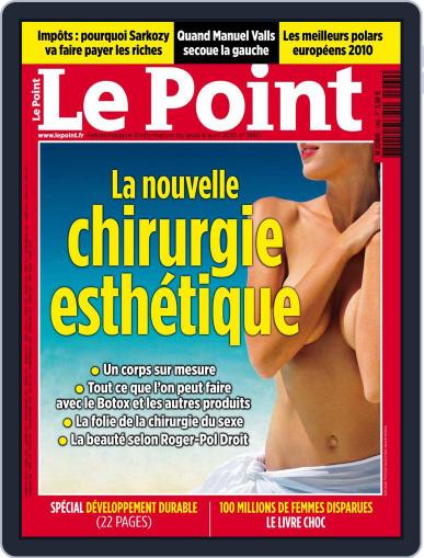 Le Point April 7th, 2010 Digital Back Issue Cover