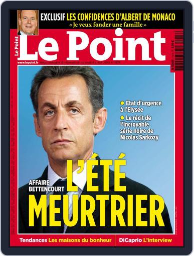 Le Point July 7th, 2010 Digital Back Issue Cover