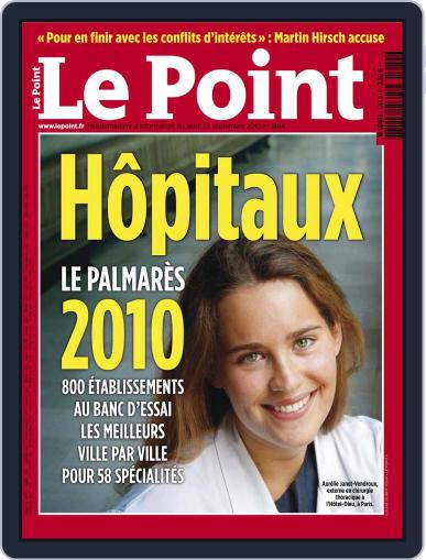 Le Point September 21st, 2010 Digital Back Issue Cover