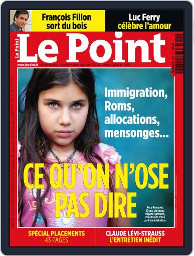 Le Point September 28th, 2010 Digital Back Issue Cover