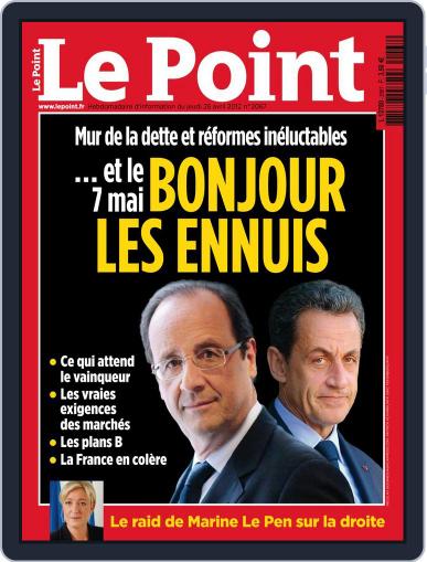 Le Point April 25th, 2012 Digital Back Issue Cover