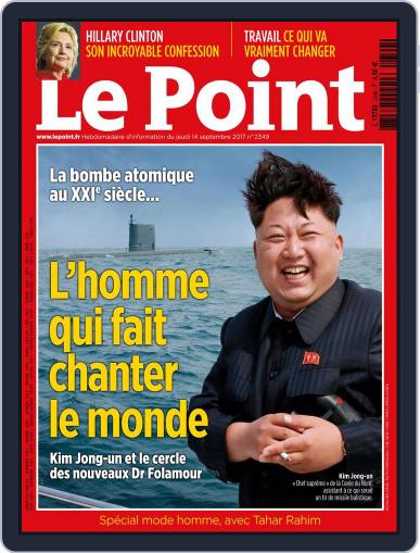 Le Point September 14th, 2017 Digital Back Issue Cover