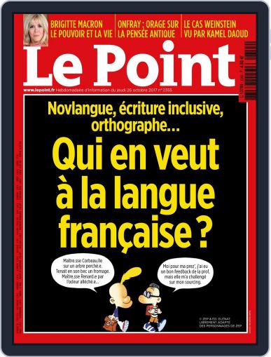 Le Point October 26th, 2017 Digital Back Issue Cover