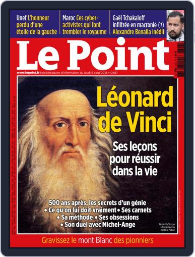 Le Point August 9th, 2018 Digital Back Issue Cover