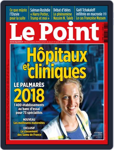 Le Point August 23rd, 2018 Digital Back Issue Cover