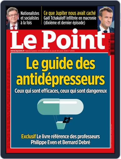 Le Point August 30th, 2018 Digital Back Issue Cover