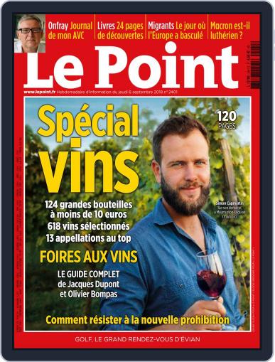 Le Point September 6th, 2018 Digital Back Issue Cover