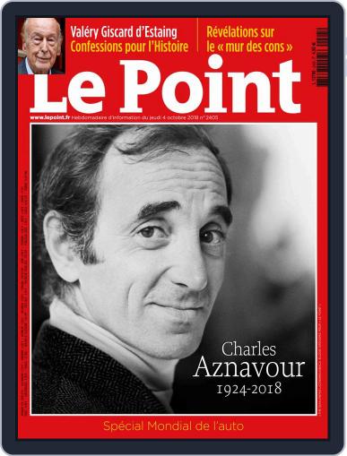 Le Point October 4th, 2018 Digital Back Issue Cover