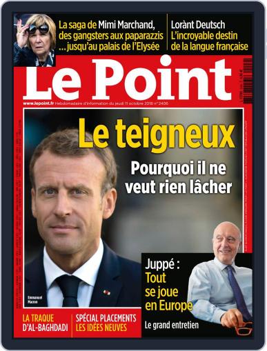 Le Point October 11th, 2018 Digital Back Issue Cover