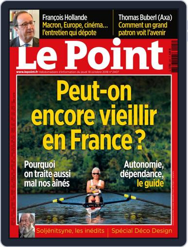 Le Point October 18th, 2018 Digital Back Issue Cover