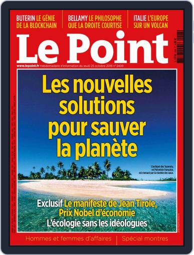 Le Point October 25th, 2018 Digital Back Issue Cover