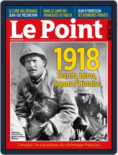 Le Point November 8th, 2018 Digital Back Issue Cover
