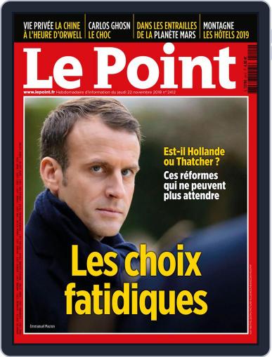 Le Point November 22nd, 2018 Digital Back Issue Cover